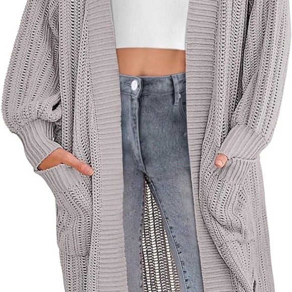PRETTYGARDEN Women's Long Cardigan Sweater Small Gray - Size: SMALL - Picture 1 of 1